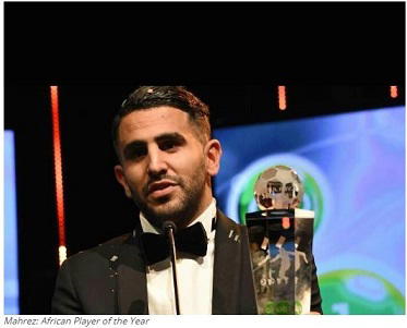 Mahrez crowned African Player of the Year