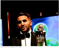 Mahrez crowned African Player of the Year
