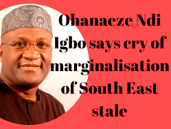 Ohanaeze Ndi Igbo says cry of marginalisation of South East stale
