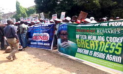 Pro-Buhari mega rally hits major cities