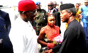 Okowa felicitates with Osinbajo at 64