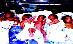 10 years after marriage, C-River couple welcomes quintuplets