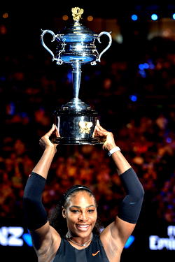 Serena beats Venus to win record 23rd Slam title