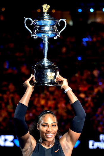 Serena beats Venus to win record 23rd Slam title