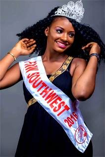 Beauty Queen tackles crime with football