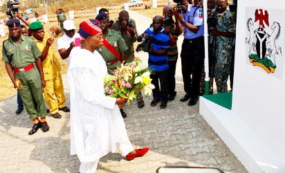 Photos: Gov. Aregbesola at 2017 Armed Forces Remembrance Day