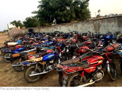 4 Boko Haram, 100 motor bikes arrested