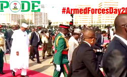 Video: Buhari Lays Wreath in honour of Fallen Heroes of Nigeria Army
