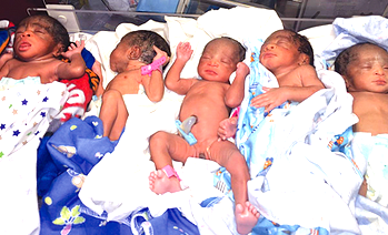 After 10yrs of childlessness: We prayed for one baby, we miraculously got five