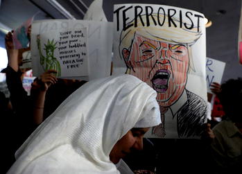 US Muslim leaders sue Trump over ‘fear-mongering’ travel ban
