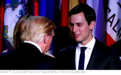 Democrats kick as Trump appoint’s in-law top Adviser