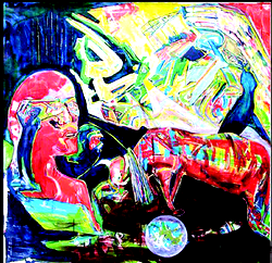 Between Expansion of Time and eternal images
