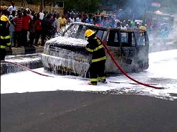 3 arraigned for allegedly setting fire on N6m jeep
