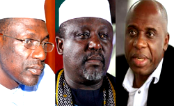 Makarfi accuses Okorocha, Amaechi of destabilising PDP