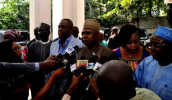 Photos: Jonathan meets Fani-Kayode & other former PDP ministers in Abuja