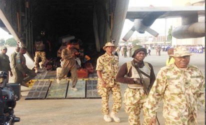 Breaking: Airforce Contingent To Gambia On Jammeh's Ousting Returns To 