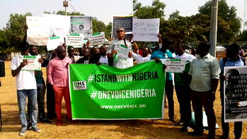 Video: #iStandWithNigeria protest records thousands in the streets