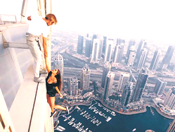 Police investigate model who dangled 1,000 ft off Dubai skyscraper
