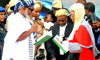 Akeredolu sworn in as Ondo’s 7th governor