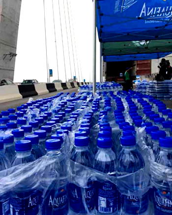 #RUNYOURACEWITHAQUAFINA: Lagosians Run With AQUAFINA at The Lagos City Marathon