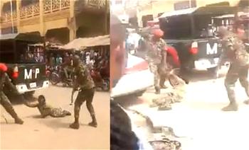 Soldiers’ brutalisation of challenged person