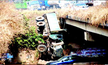 Truck crushes motorcyclist to death in Lagos