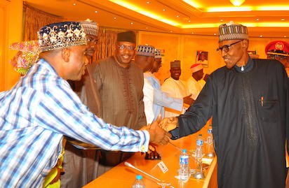 Photos: President Muhammadu Buhari meets with members of his cabinet