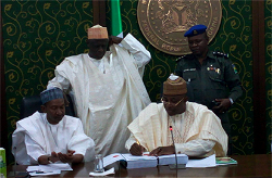 Gov. Abubakar Signs Budget, 3 Other Bills into Law