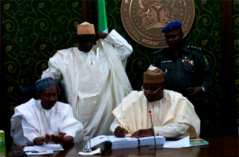 Gov. Abubakar Signs Budget, 3 Other Bills into Law