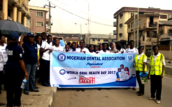 Stakeholders stage walk to promote oral hygiene practices