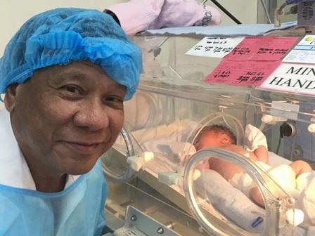 Duterte names third grandchild ‘Stonefish’
