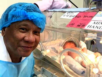 Duterte names third grandchild ‘Stonefish’