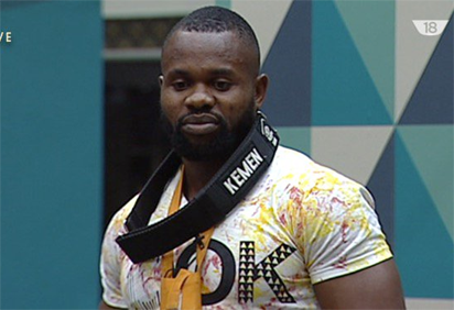 #BBNaija: Kemen under fire for “touching” TBoss while asleep
