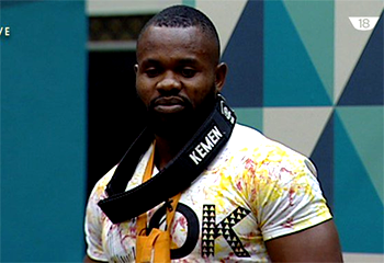 #BBNaija: Kemen under fire for “touching” TBoss while asleep