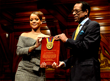 Rihanna overwhelmed as Harvard University honours her
