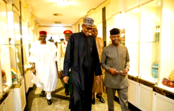 Buhari meets with Osinbajo, governors