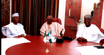 Breaking: Saraki, Dogara storm Aso Villa