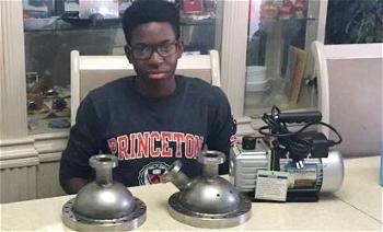 Nigerian wizkid, Udotong, first black student to build nuclear fusor