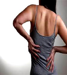 Manage back pain with less sex