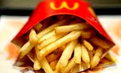 Deep-fried lizard found in McDonald’s French fries