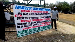 Breaking: Protesters occupy AI office, say it should vacate Nigeria within 24hrs