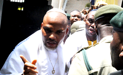 Photos: IPOB’s Kanu Nnamidi, others at  Federal High Court