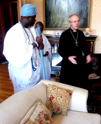 Photos: Ooni of Ife and Archbishop of Canterbury, Justin Welby in London