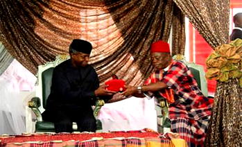Osinbajo bags Igbo title ‘Enyioha Ndigbo 1’