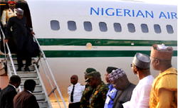 The President’s surprise return