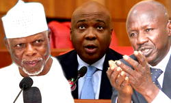 Meeting with Buhari: Senators angry with Saraki over Ali, Magu
