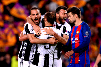 Lightning fail to strike twice as Barca crash out of Champions League