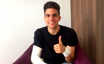 EXPLOSION IN DORTMUND: I feel proud when I look at my injured wrist- Bartra