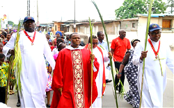 Catholic Bishop bemoans masses’ suffering on Palm Sunday