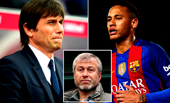 Conte rejects Abramovich offer to sign Neymar